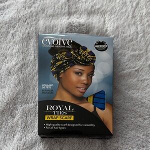 evolve Royal Ties Wrap Scarf - Black and Yellow